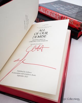 All of Us Villains & all of Our Demise (Signed - Matching Numbers)