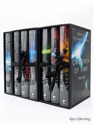Children of Time, Children of Ruin, Children of Memory, Children of Strife the Doors of Eden, Shards of Earth, Eyes of the Void, Lords of Uncreation, Alien Clay & Service Model, Spiderlight, Shroud and Terrible Worlds (Completely Set of Tchaikovsky's Matching Numbered Editions - Comes with Rights)