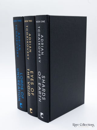 Children of Time, Children of Ruin, Children of Memory, Children of Strife the Doors of Eden, Shards of Earth, Eyes of the Void, Lords of Uncreation, Alien Clay & Service Model, Spiderlight, Shroud and Terrible Worlds (Completely Set of Tchaikovsky's Matching Numbered Editions - Comes with Rights)