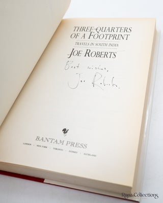 Three-Quarters of a Footprint - Travels in South India (Signed Copy)