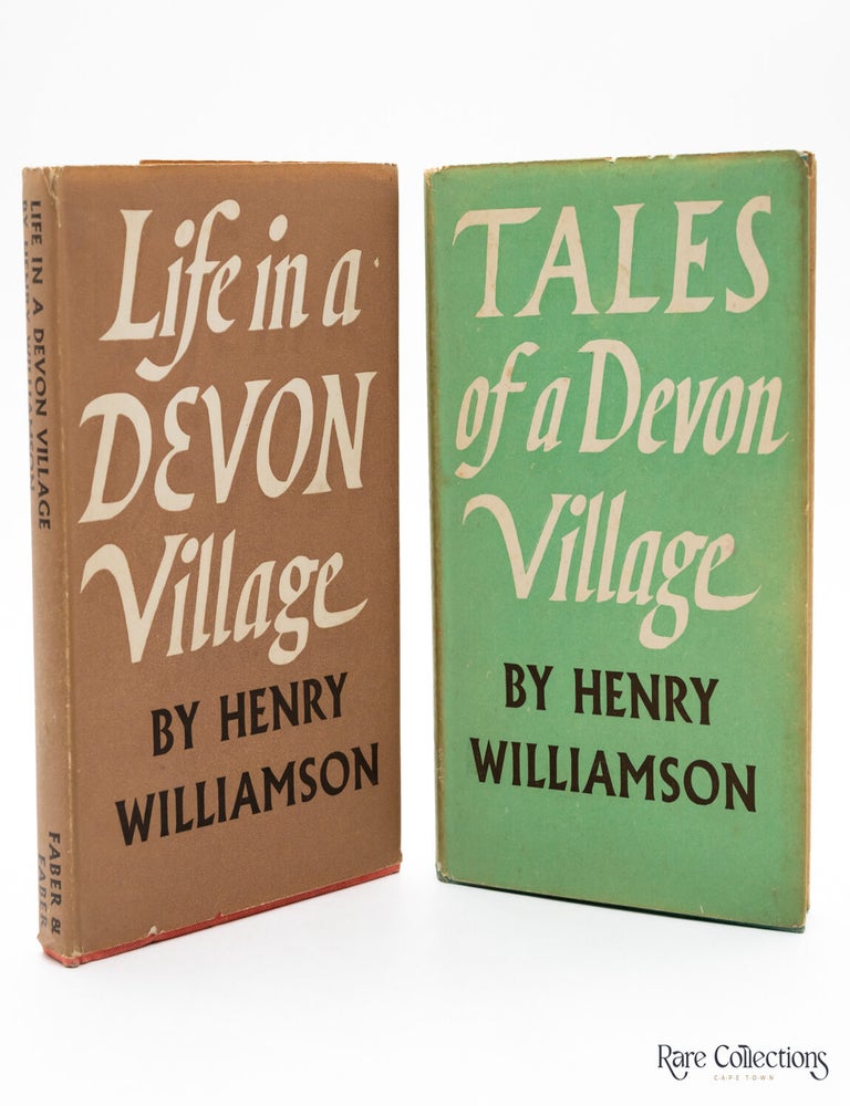 Item #4470 Tales of a Devon Village & Life in a Devon Village. Henry Williamson.