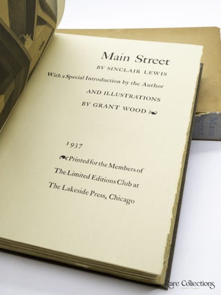 Main Street (Signed by Grant Wood)