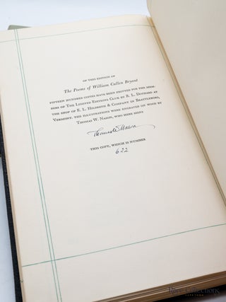 The Poems of William Cullen Bryant (Signed by Thomas W. Nason)