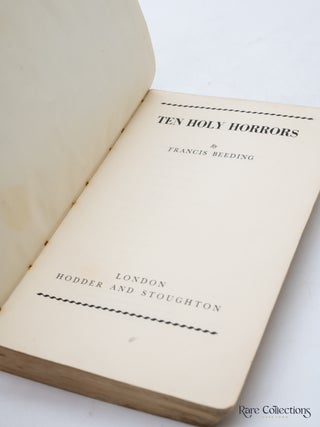The Ten Holy Horrors (Rare Uncorrected Proof)