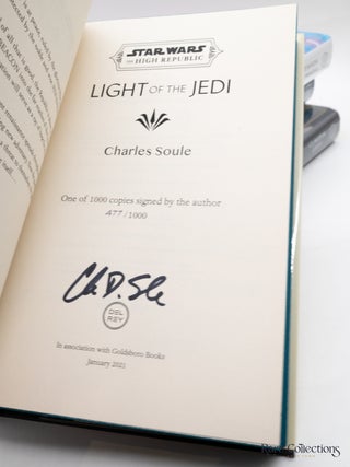 Light of the Jedi, the Fallen Star, the Rising Storm, Ronin, Convergence, Cataclysm, the Eye of Darkness, The Living Force, Temptation of the Force, Mace Windu, Reign of the Empire, Trials of the Jedi & The Acolyte Wayseeker