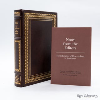 Item #5315 The Education of Henry Adams (Incl Notes from the Editors Booklet). Henry Adams