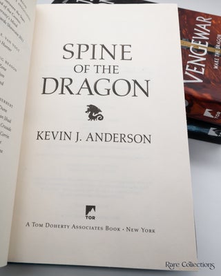 Spine of the Dragon, Vengewar & Gods and Dragons (#1-3 Wake of the Dragon) - Signed