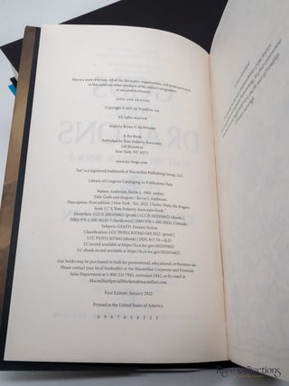 Spine of the Dragon, Vengewar & Gods and Dragons (#1-3 Wake of the Dragon) - Signed