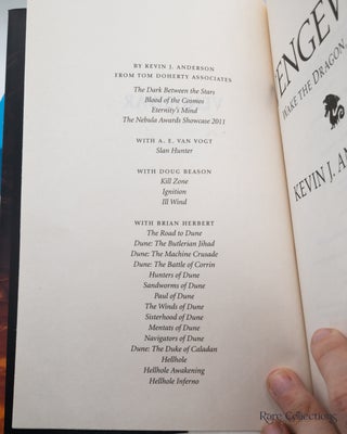 Spine of the Dragon, Vengewar & Gods and Dragons (#1-3 Wake of the Dragon) - Signed