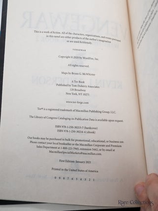 Spine of the Dragon, Vengewar & Gods and Dragons (#1-3 Wake of the Dragon) - Signed