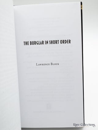 The Burglar in Short Order