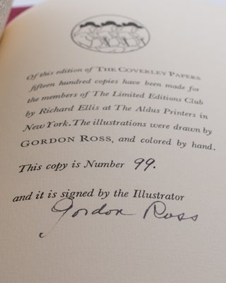 The Sir Roger De Coverley Papers - Signed by Illustrator Gordon Ross
