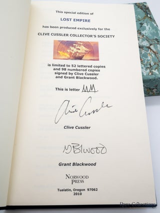 The Lost Empire (#2 Fargo Adventure) - Double-Signed Lettered Ltd Edition