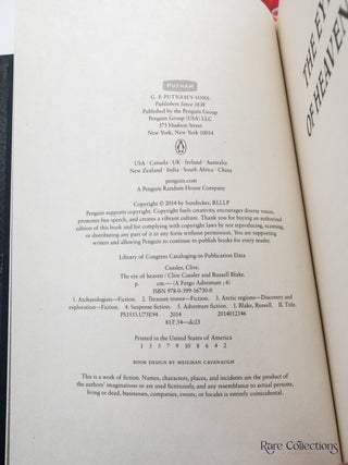The Eye of Heaven (#6 Fargo Adventure) - Double-Signed Lettered Ltd Edition