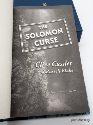 The Solomon Curse (#7 Fargo Adventures) - Double-Signed Numbered Ltd Edition