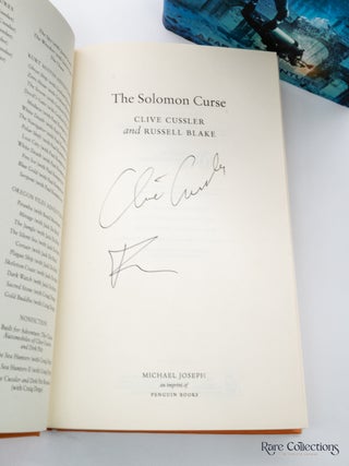 The Solomon Curse (#7 Fargo Adventures) - Double-Signed UK 1st Edition