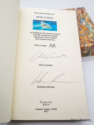 Devil's Gate (#9 Numa Files) - Double-Signed Lettered Ltd Edition