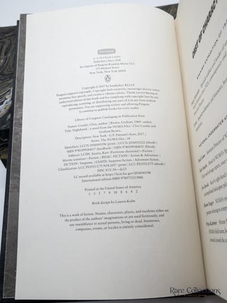 Nighthawk (#14 the Numa Files) - Double-Signed Lettered Ltd Edition