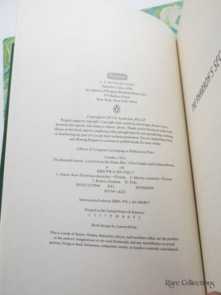 The Pharaoh's Secret - Double-Signed Lettered Ltd Edition