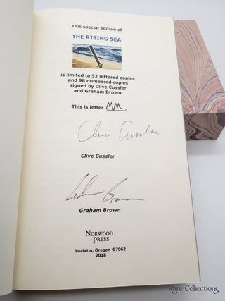 The Rising Sea (#15 Numa Files) - Double-Signed Lettered Ltd Edition