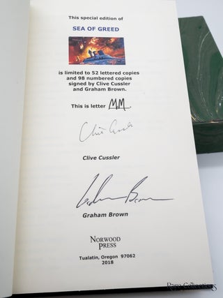 Sea of Greed (#16 Numa Files) - Double-Signed Lettered Ltd Edition
