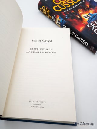 Sea of Greed (#16 Numa Files) - Double-Signed UK 1st Edition
