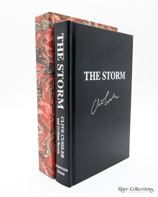 The Storm (#10 Numa Files) - Double-Signed Lettered Ltd Edition. Clive Cussler, Graham Brown.