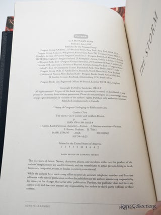 The Storm (#10 Numa Files) - Double-Signed Lettered Ltd Edition