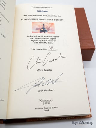 Corsair (#6 Oregon Files) - Double Double-Signed Numbered Ltd Edition