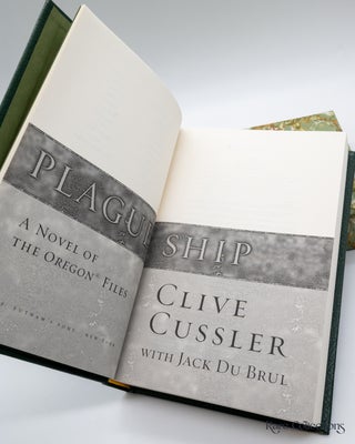 Plague Ship (#5 Oregon Files) - Double-Signed Lettered Ltd Edition