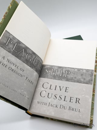 Plague Ship (#5 Oregon Files) - Double-Signed Numbered Ltd Edition