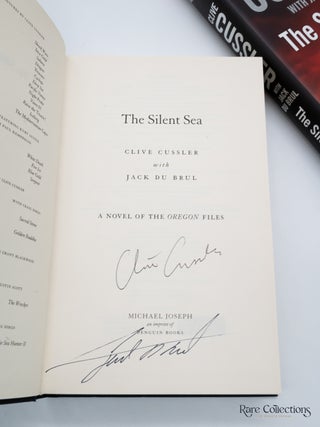The Silent Sea (#7 the Oregon Files) - Double-Signed UK 1st Edition