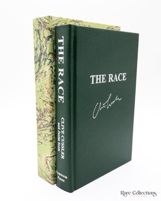 Item #6524 The Race (#4 Isaac Bell) - Double-Signed Lettered Ltd Edition. Clive Cussler, Justin...