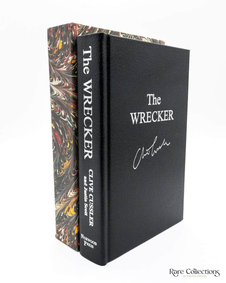 Item #6554 The Wrecker (#2 Isaac Bell) - Double-Signed Lettered Ltd Edition. Clive Cussler, Justin Scott.