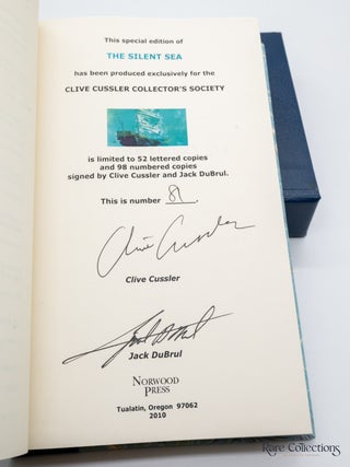 The Silent Sea (#7 the Oregon Files) - Double-Signed UK 1st Edition