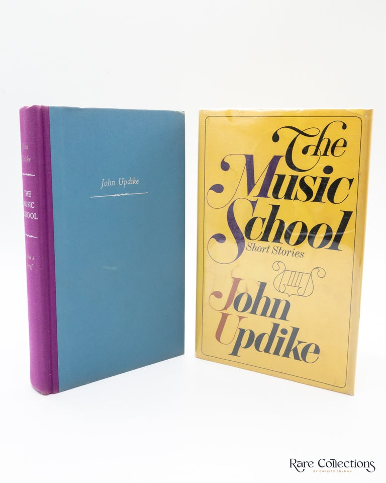 Item #7817 The Music School (Mint Book & DJ Jacket). John Updike.