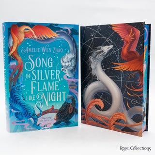 Item #8220 Song of Silver Flame like Night (Signed Illumicrate Exclusive). Amelie Wen Zhao