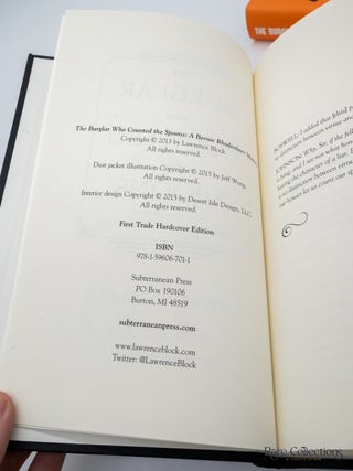 The Burglar Who Counted the Spoons - Signed