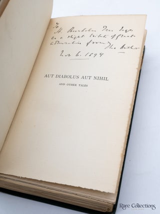Aut Diabolus Aut Nihil and Other Tales (Inscribed by Author)