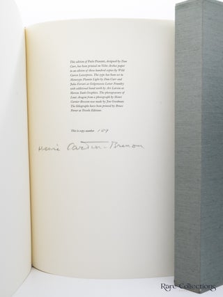 Le Paysan De Paris - the Peasant of Paris (Signed by Illustrator Henri Cartier-Bresson)