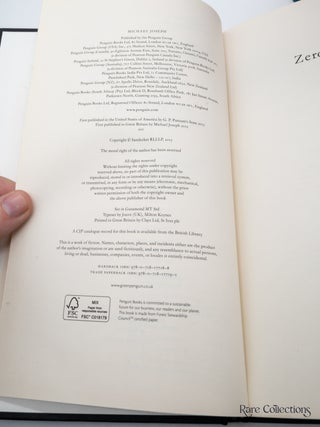 Zero Hour (#11 Numa Files) - Double-Signed 1st Edition
