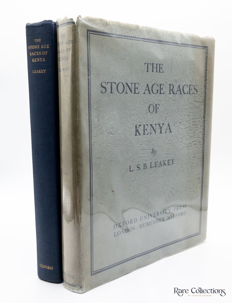 Item #9391 The Stone Age Races of Kenya. L. S. B. Leakey.