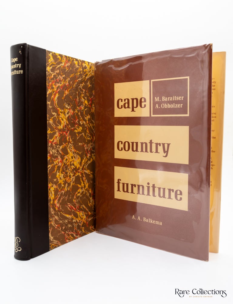 Item #9901 Cape Country Furniture. a Pictorial Survey of Regional Styles, Materials and Techniques in the Cape Province of South Africa. Michael Baraitser Obholzer, Anton.