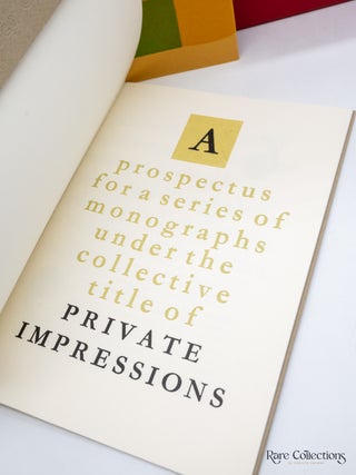Private Impressions (Volume 1 - 8, Prospectus and the Introduction to Private Impressions)